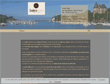 Tablet Screenshot of hotel-salea-pornic.com